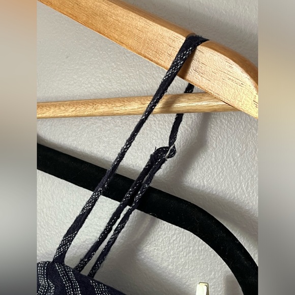 Women’s Forever21 Pinstripe Mini Skirt & Crop Top Coordinating Set / Outfit - Picture 8 of 13